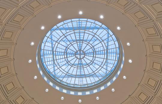 Restored oculus in MIT Dome