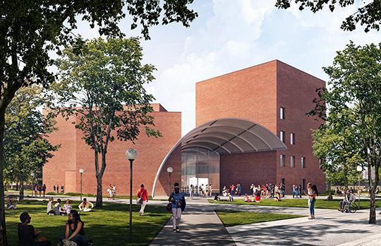 Rendering of Music Building (Courtesy SANAA)